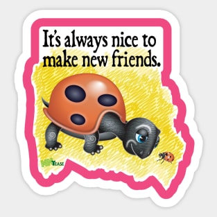 New Friends Sticker